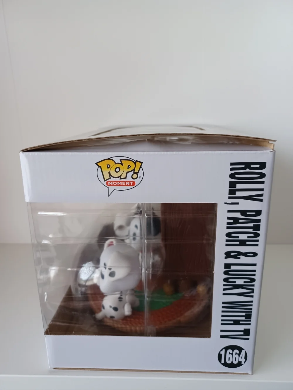 Disney Rolly, Patch & Lucky With TV 101 Dalmatians 1664 Vinyl Figure‎ Funko Pop